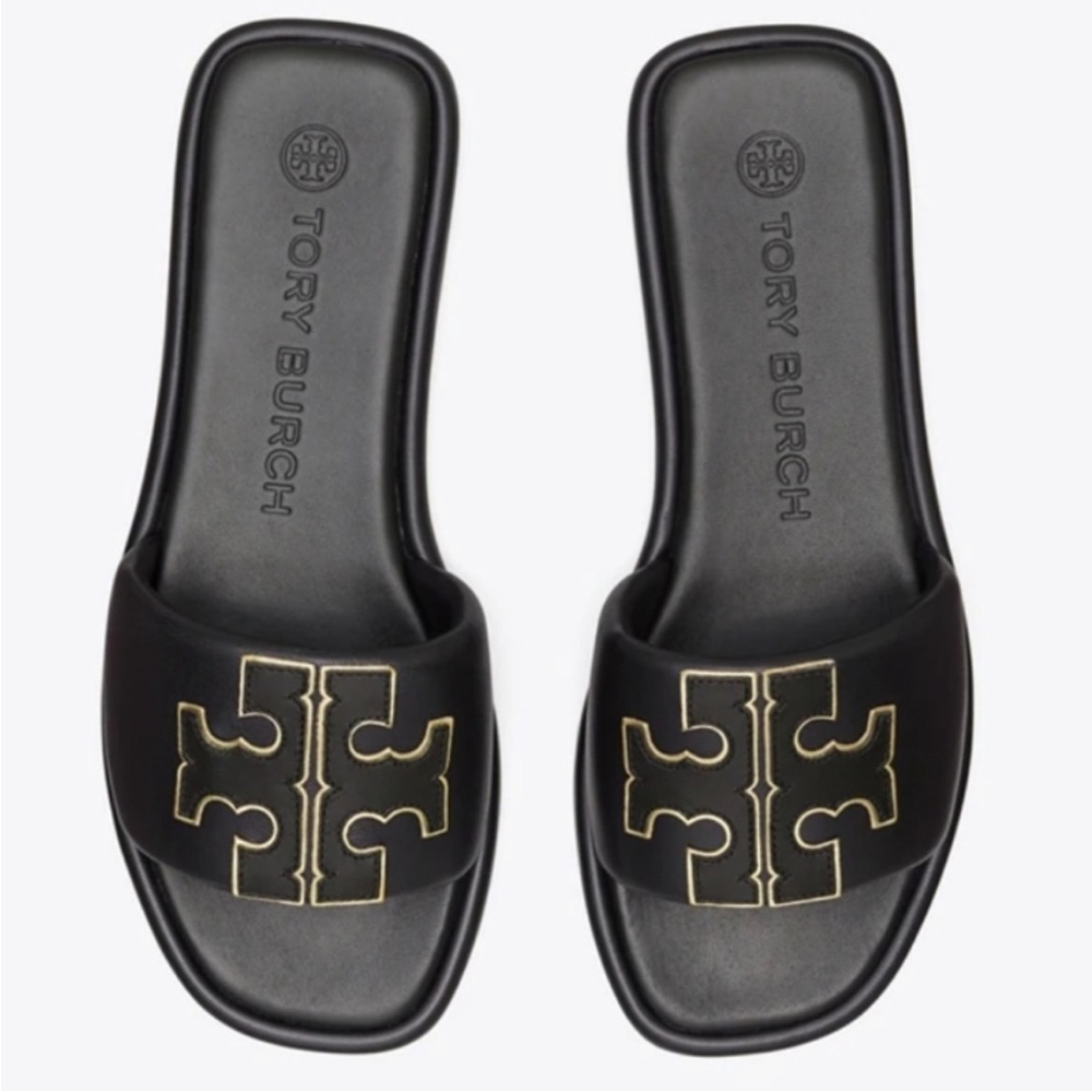 Tory Burch perfect Blk/gold slide